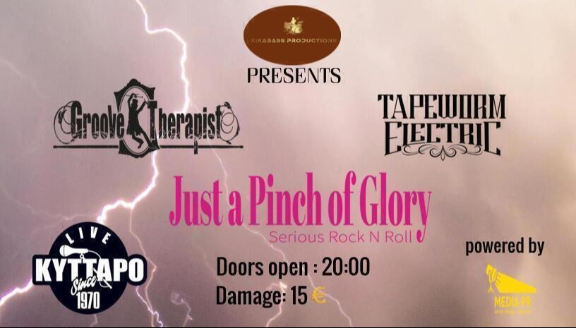 JUST A PINCH OF GLORY - GROOVE THERAPIST - TAPEWARM ELECTRIC  KYTTARO live