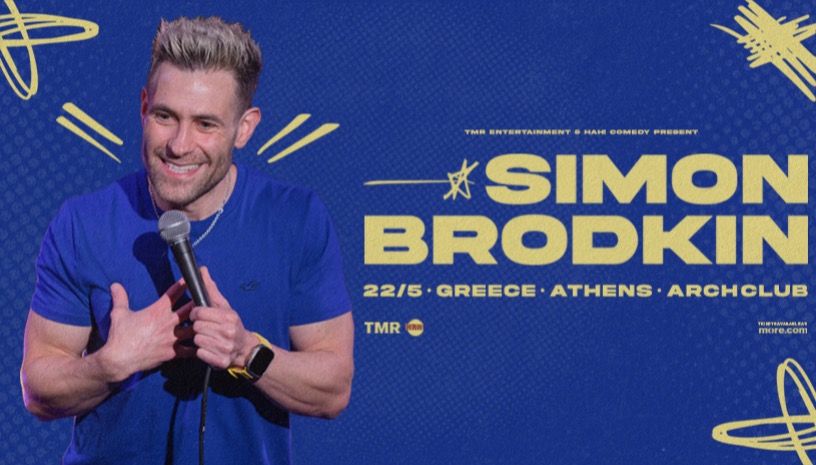 SIMON BRODKIN (UK) LIVE IN ATHENS