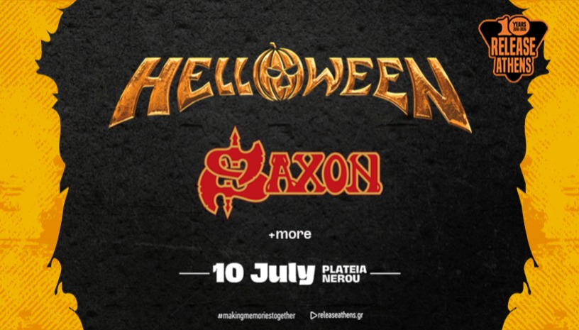 Release Athens 2026 / Helloween, Saxon & more