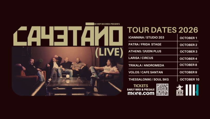 CAYETANO LIVE ΒΑND / 2026 TOUR