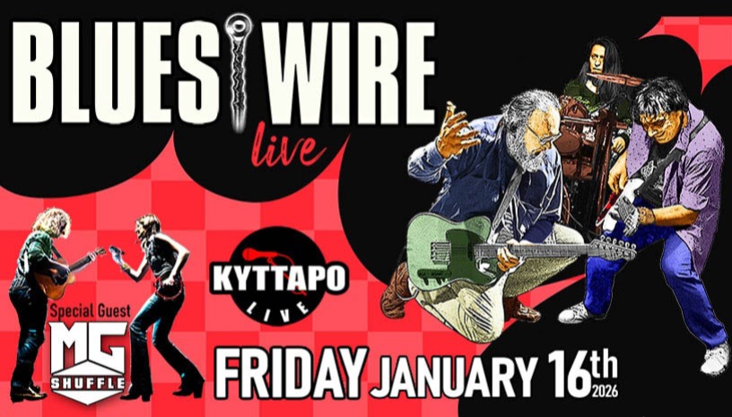 BLUES WIRE Live! Special Guest: MG SHUFFLE